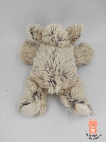 Peluche Mouton Sleepy Beige chiné 18 cm