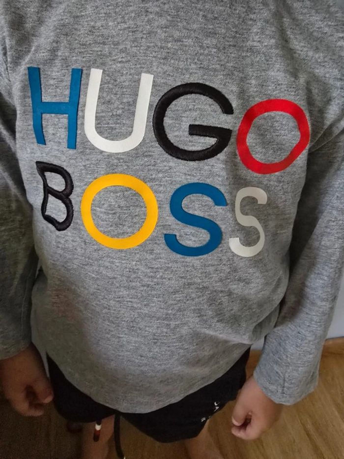 Tee shirt manches longues Hugo Boss - photo numéro 2