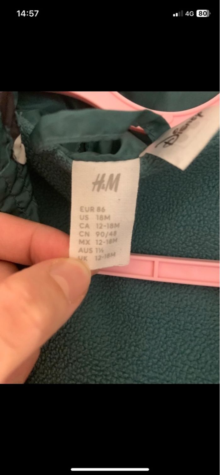 Veste Mickey bébé - photo numéro 3