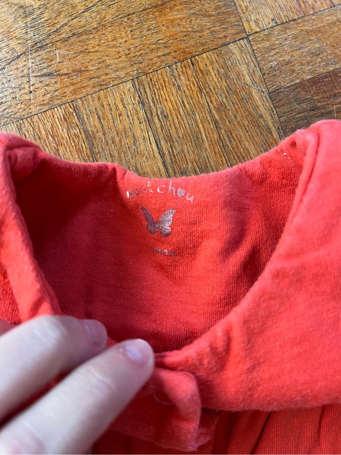 Gilet rouge taille 24 mois - photo numéro 3