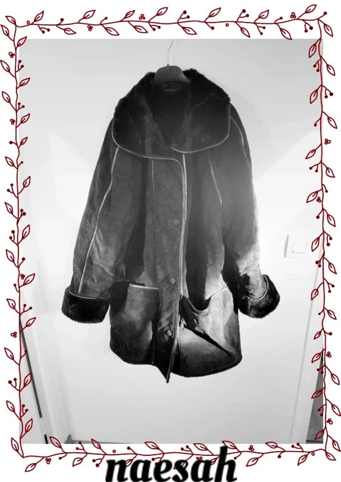 Manteau en Cuir Vintage