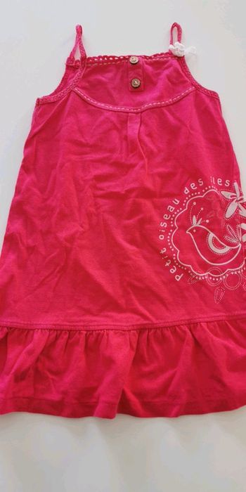 Robe rose fille 24 mois Kimbaloo