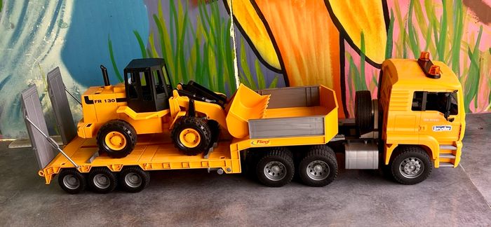 Grand camion transporteur Bruder