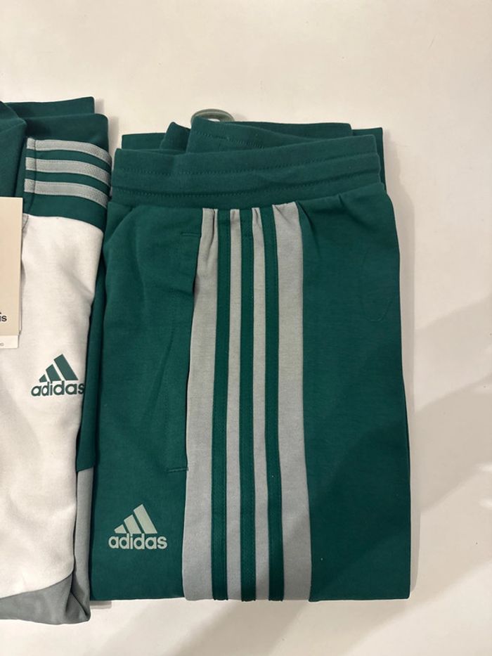Survêtement Adidas vert/blanc neuf avec étiquette - Taille M - photo numéro 3