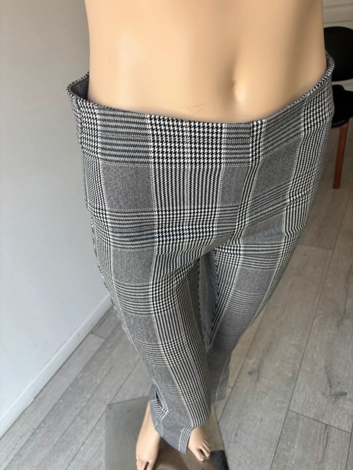 Pantalon écossais évasé neuf Zara - photo numéro 5