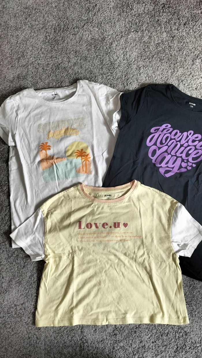 Tee-shirts fille 12a