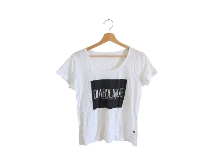 C60 t-shirt blanc I code L