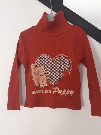 Tee-shirt manches longues fille 2 ans