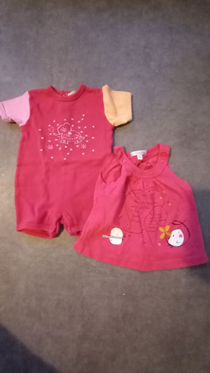 Lot de vêtements fille 9 mois - photo numéro 3