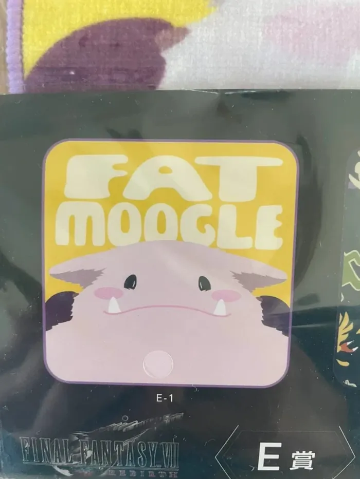 Final Fantasy VII Rebirth - Ichiban Kuji - Lot E-1 Serviette 25*25cm Fat Moogle Mog - photo numéro 3