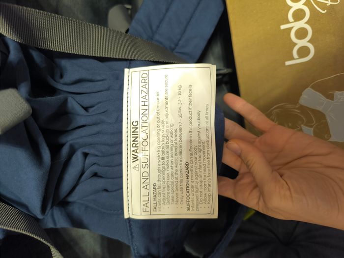 Porte bébé boba Bliss bleu (navy blue) - photo numéro 8