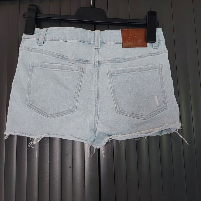 Short en jean bleu clair skinny Jennyfer taille S 36 - photo numéro 2