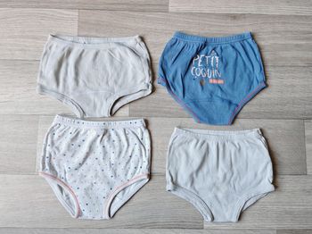Lot de 4 slips Tissaïa 18 mois