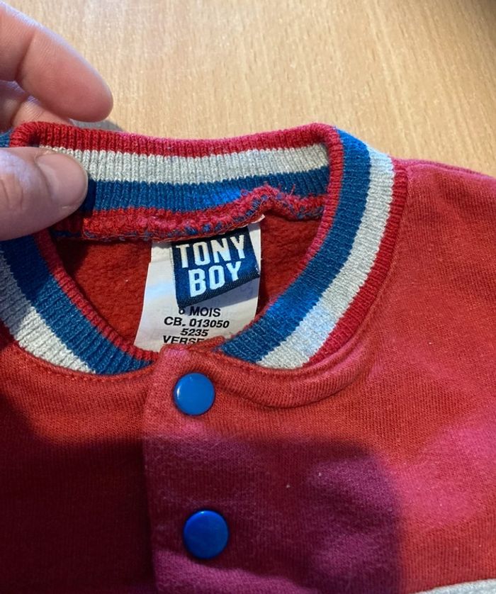 Lot de 4 sweat-shirt (pulll) taille 6 mois - photo numéro 9