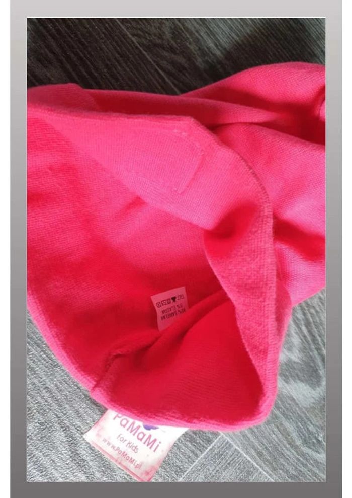 bonnet bébé rose "Lala" Pamami - photo numéro 3