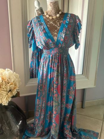 Robe longue d’été dos nu