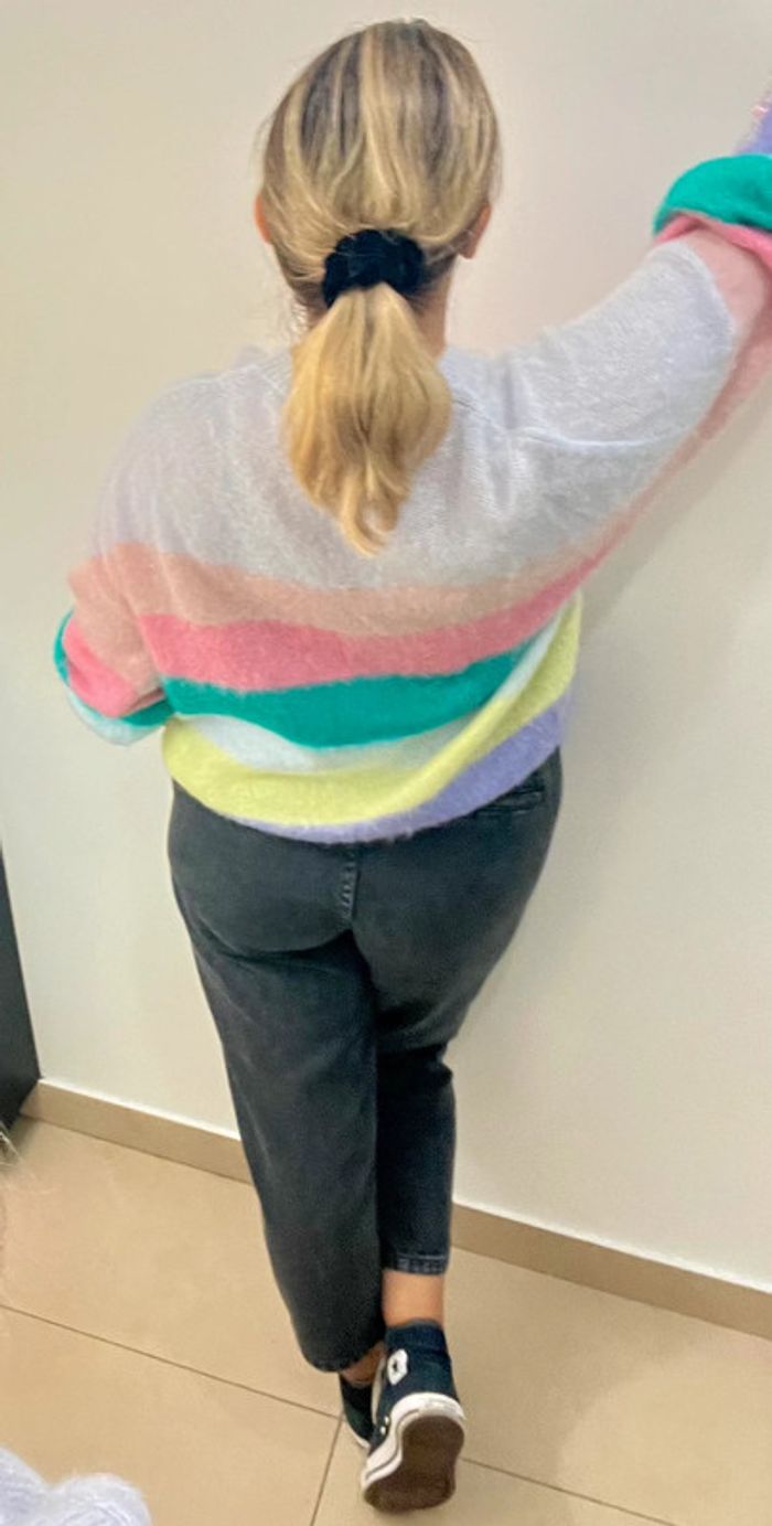 Pull Maje Ample Multicolore Taille 40 Et + - photo numéro 6