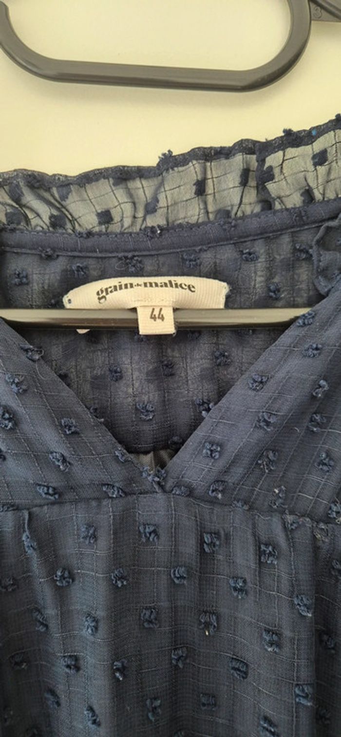 Blouse bleu grain de malice - photo numéro 5