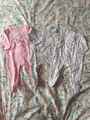 Lot de 3 pyjamas bébé fille