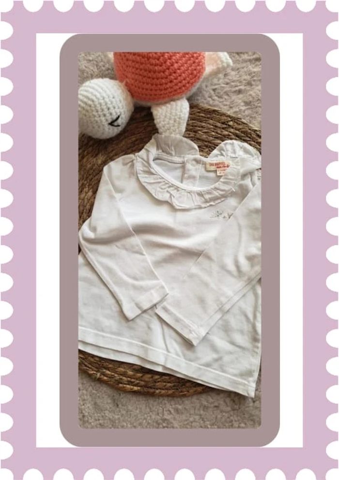 Tee shirt fille 6 mois - photo numéro 2