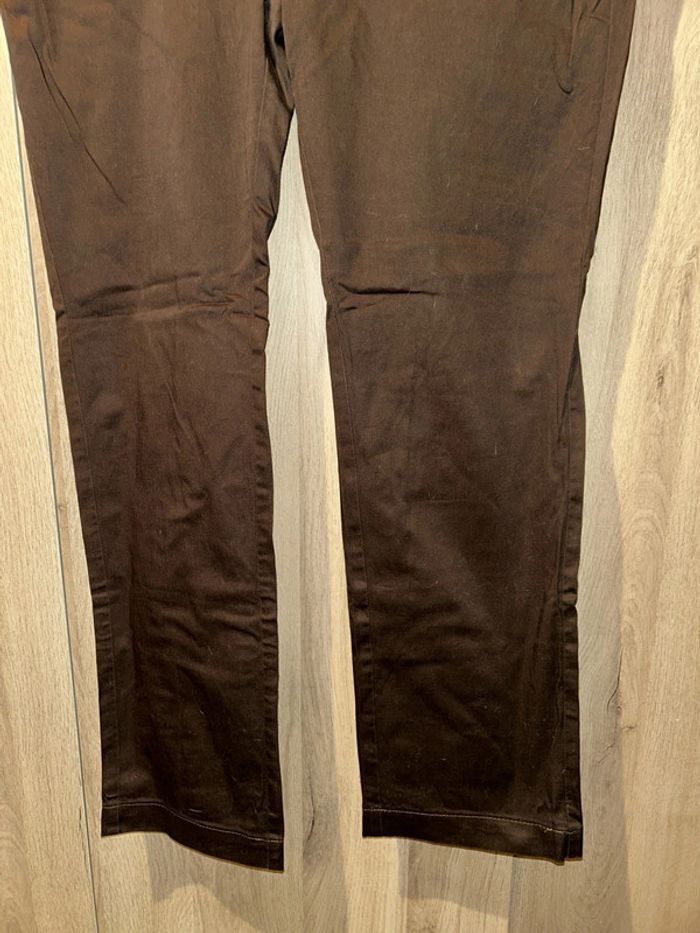 Pantalon habillé marron Mango taille 44 - photo numéro 2