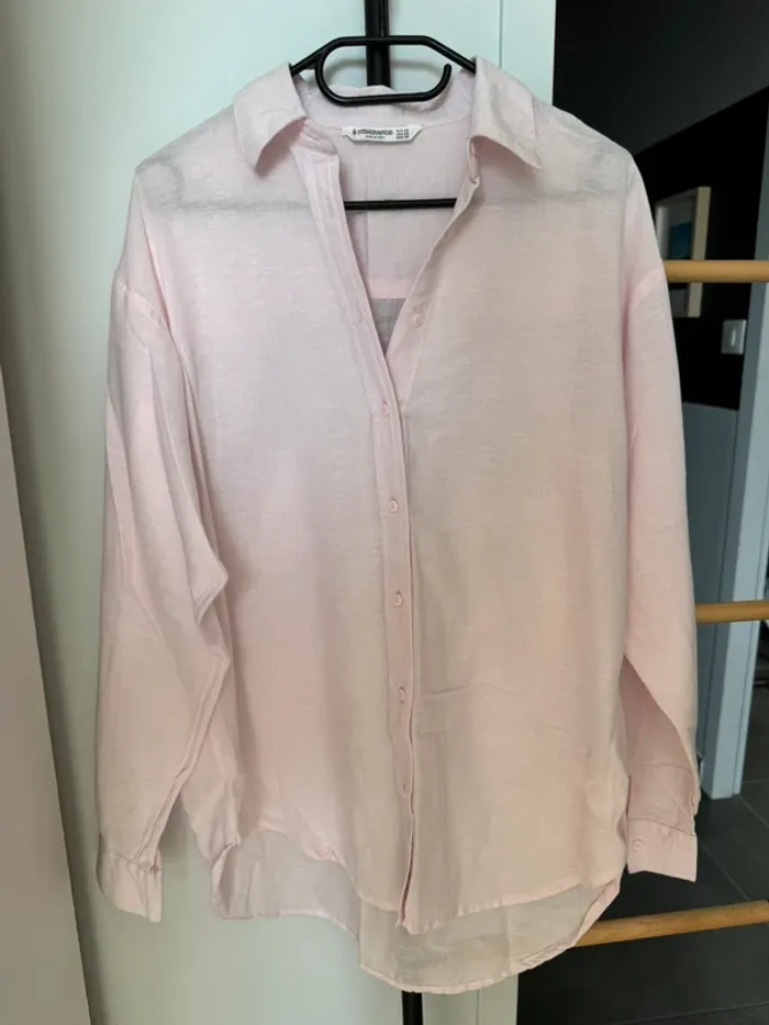 Chemise rose Stradivarius - photo numéro 3