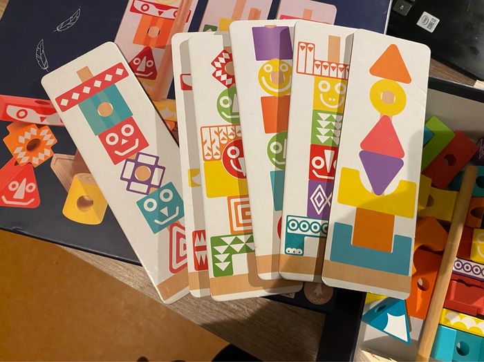 52 pièces à empiler janod - photo numéro 3