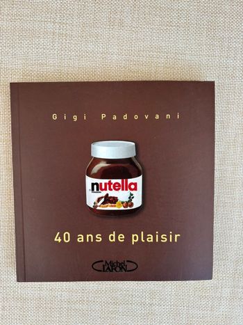 Livre cuisine nutella