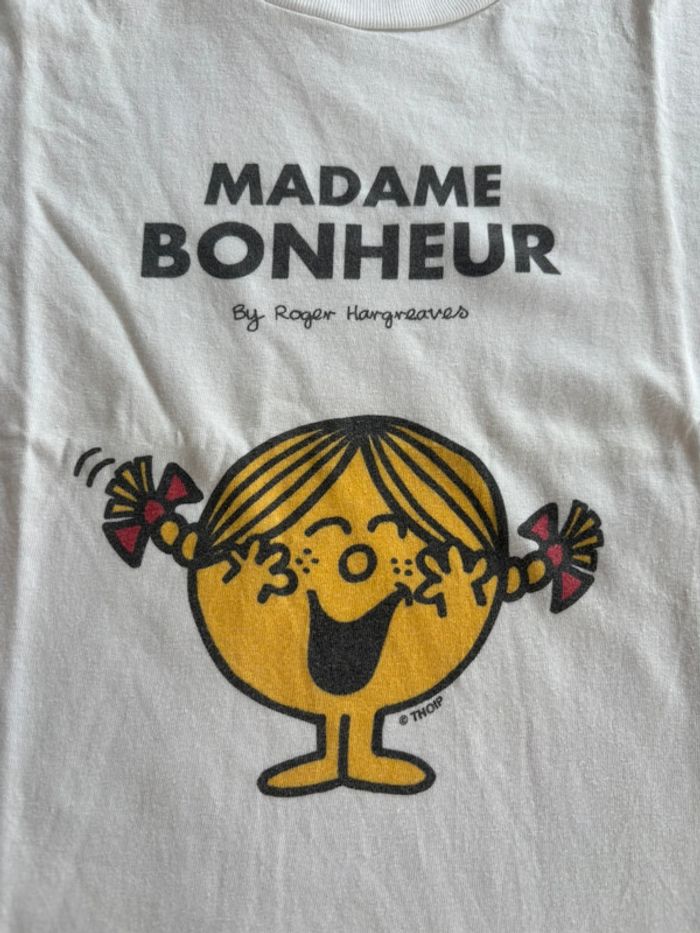 T-shirt Madame Bonheur 8 ans - photo numéro 2
