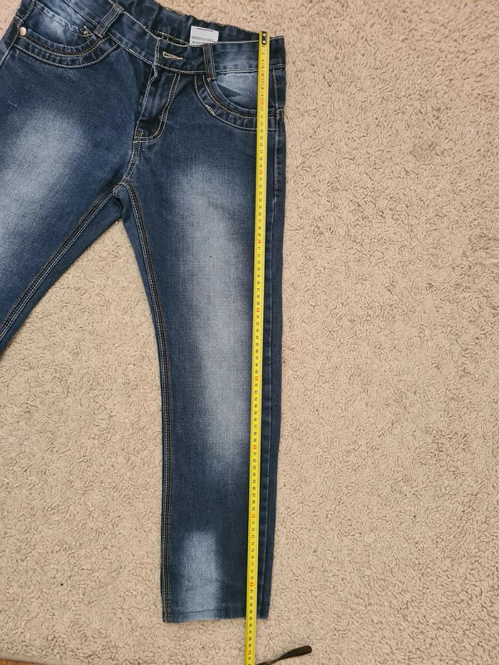 Jeans fille University écrit à l'arrière, pantacourt, Taille 13 ans (158 cm) / 14 ans (164 cm) - photo numéro 8