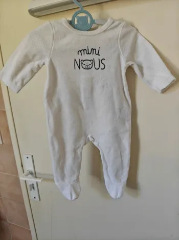 Pyjama velours 3 mois
