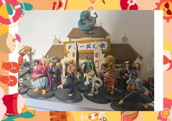 Lot 24 figurines dragon ball hachette collection History of Manga