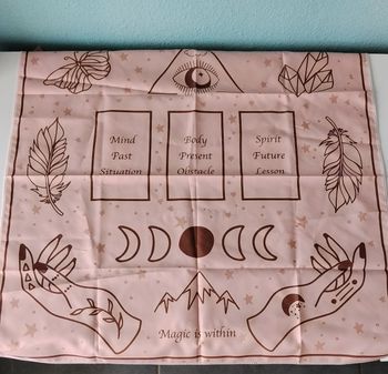 Nappe tapis de cartomancie divinatoire