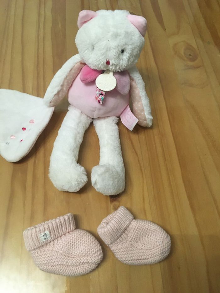 Chausson naissance coton bout’chou