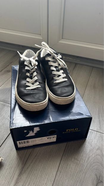 Basket Ralph Lauren noir taille 41 en bon état