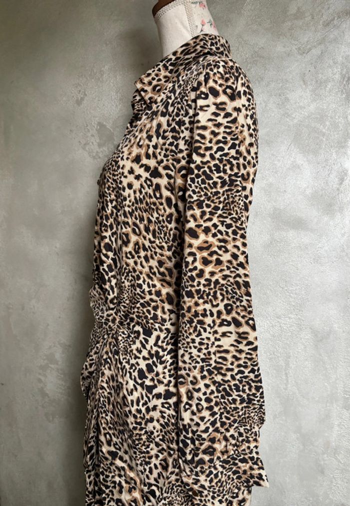 Robe léopard drapée Burton neuve - photo numéro 3