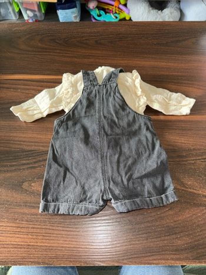 Ensemble salopette chemise - photo numéro 4
