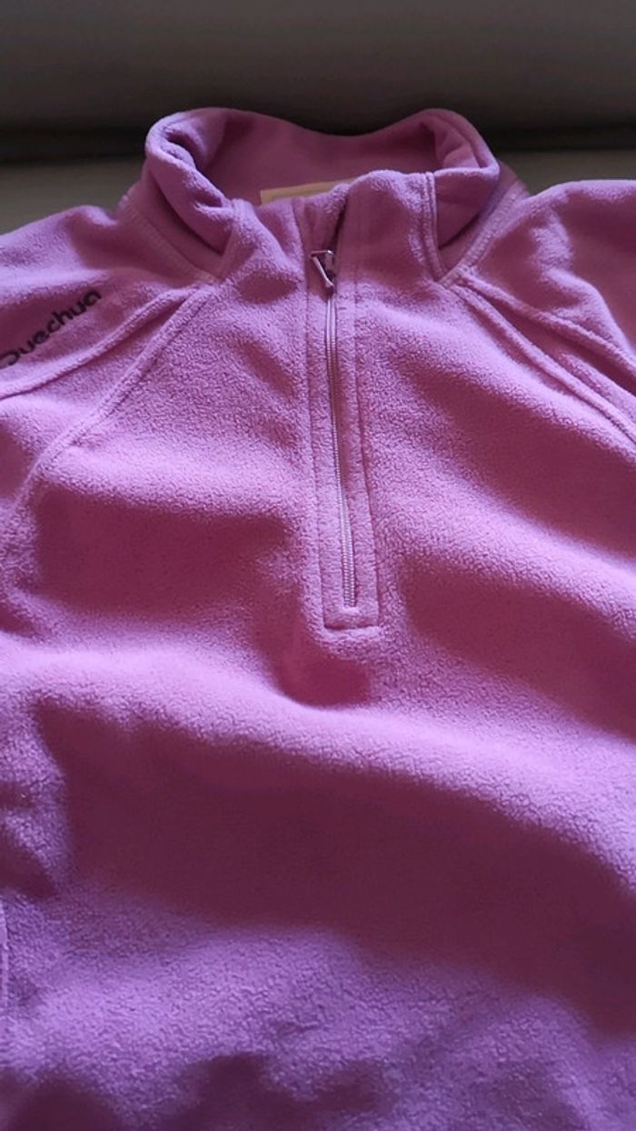 Pull polaire rose Queschua - photo numéro 3
