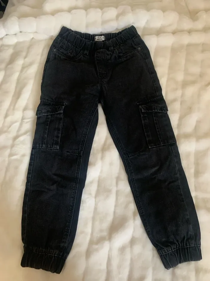 Jean cargo noir TAO