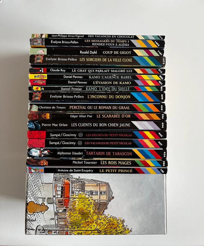 Lot Livres / Romans Folio Junior x17
