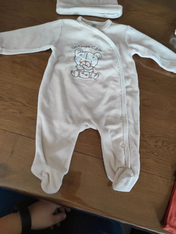 Ensemble pyjama bonnet - photo numéro 2