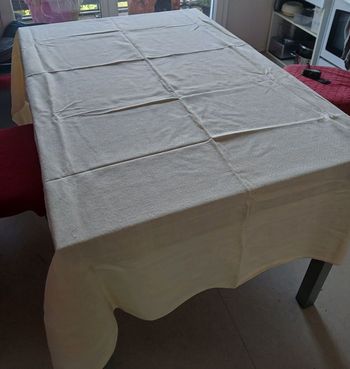 nappe rectangulaire blanc