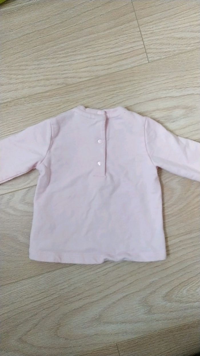 Ensemble 3/6 mois mi saison fleurs noeud - photo numéro 13