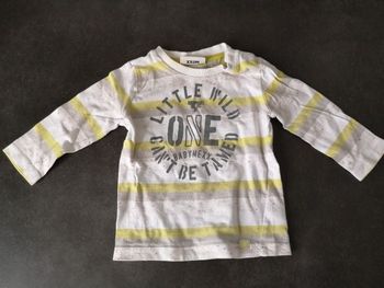 T-shirt manches longues rayures