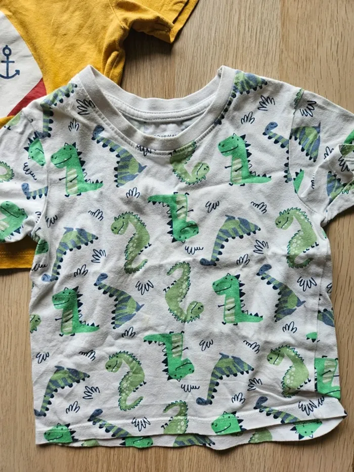 Lot 2 tee-shirt 24mois - photo numéro 2