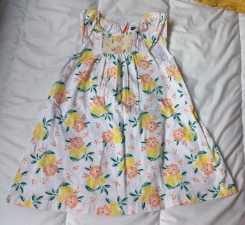 Robe sergent major t6 . Fleurs citrons