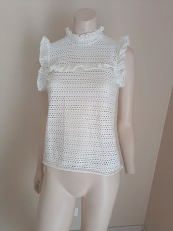 Jolie blouse blanche taille S