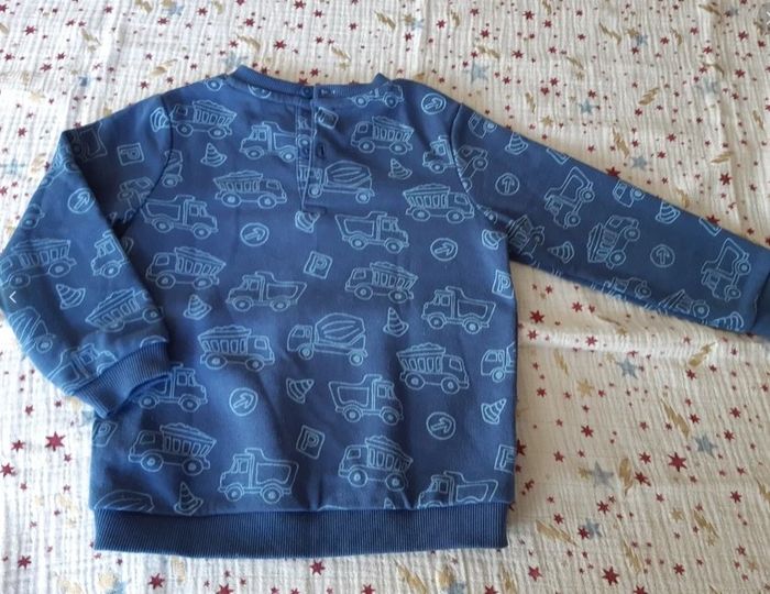 Pull léger Tex véhicules construction 36 mois - photo numéro 2