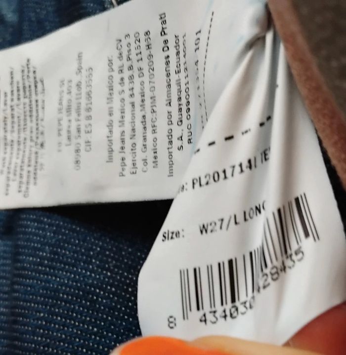 Pantalon en jeans femme w27 L (38/40) - photo numéro 7