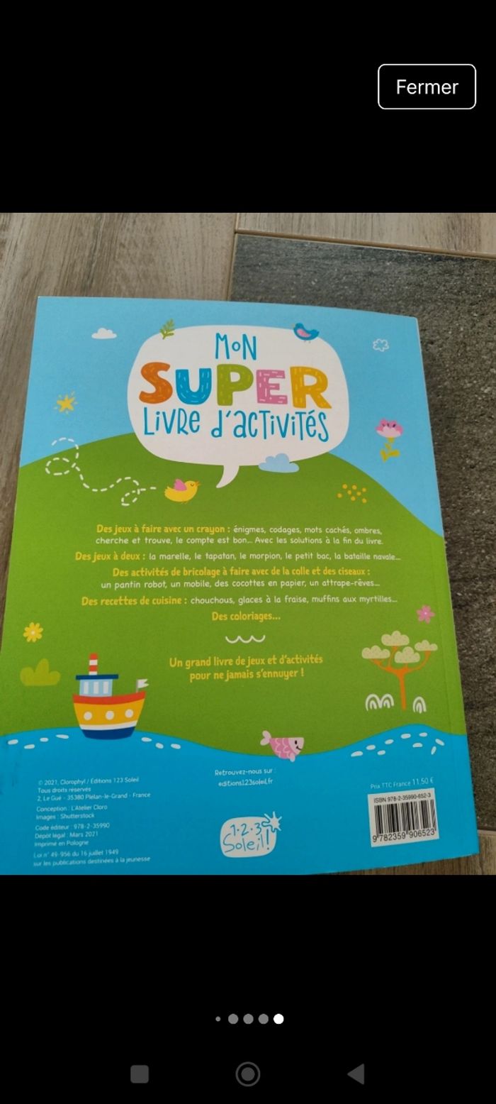 Livre d activité s neuf - photo numéro 8